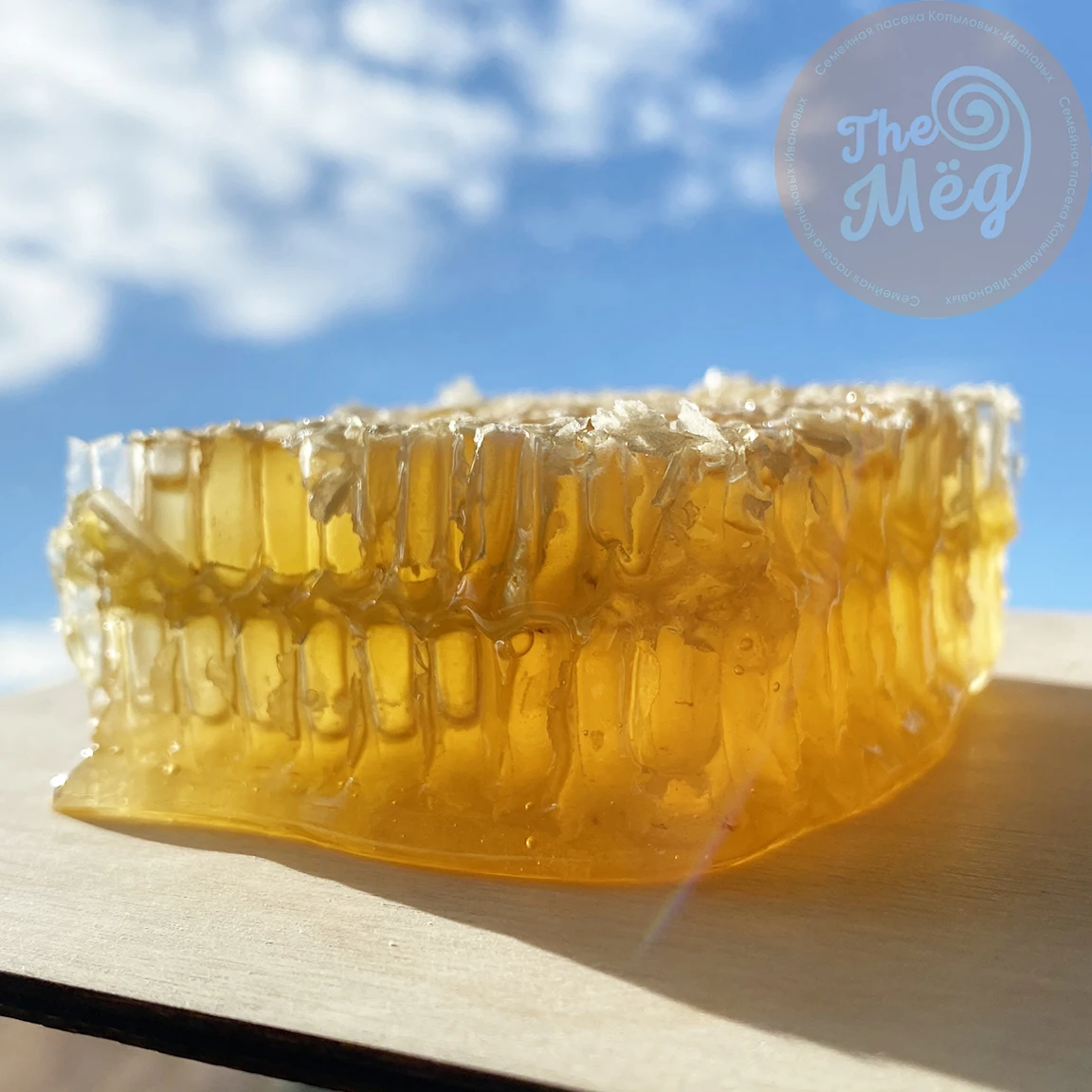 Honeycomb, natural floral, grass, delicious honey in honeycomb
