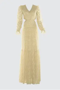 

Trendyol V-Neck Evening Dresses & Prom Gown TPRSS20AE0075