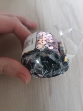 Brillante brazalete de lentejuelas de Color de costura círculo pulsera bofetada para niños niñas para niños navidad regalo de joyas de fiesta