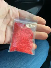 Pistola de balas de agua de cristal, juguete de paintball, pelotas de tiro infrarrojo, bolas de agua para tierra, gelatina, 2000 Uds.
