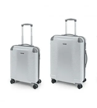 

Set 2 Suitcases Cabin-Medium ABS 4R Gabol Balance Silver