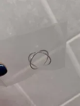 Anillo abierto de 100% Plata de Ley 925 para mujer, diseño de onda Irregular minimalista, joyería de Color dorado, bisutería de cumpleaños