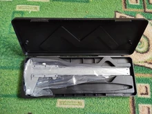 Calibrador Vernier de acero al carbono de 0-150mm, 6 , 0,02mm/0,05mm, escala láser de cuerpo grueso, herramienta de medición de forjado, herramientas de mano de construcción