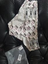 QIWN-bragas deportivas sin costuras para mujer, ropa interior Sexy con letra rosa, lencería cintura baja, Tanga de Yoga