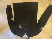 Alta calidad color sólido 3D camisa Polo bordada Casual Polo camisas camisa de polo de los hombres de manga larga 2018 nueva llegada polosshirt