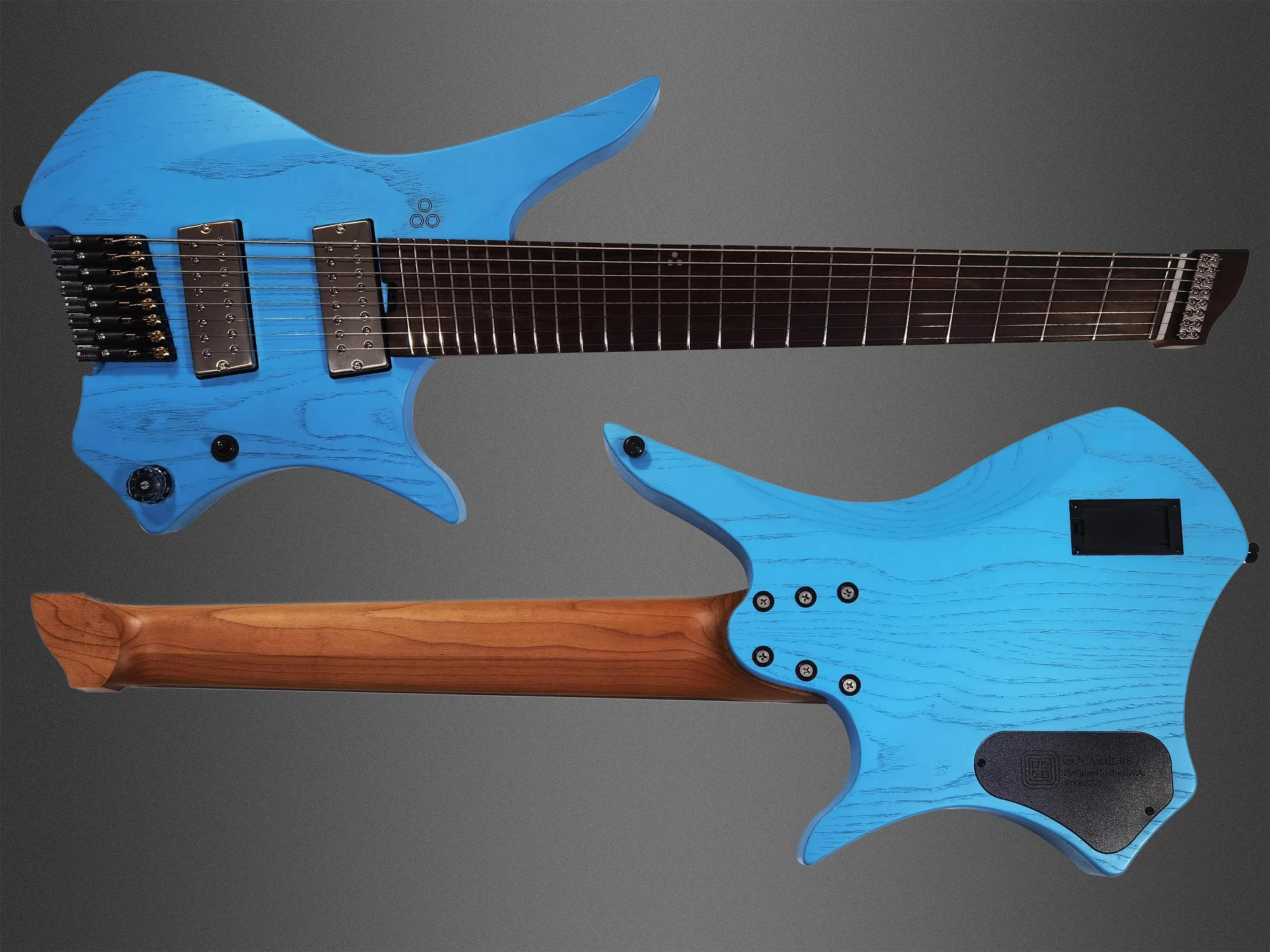 GOC Vajra Headless Guitar 8 String VH8WSB (Worn S.Blue) |