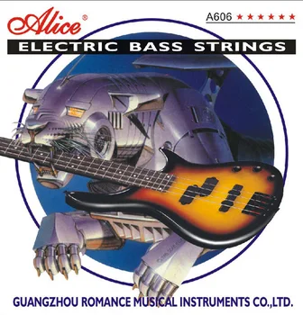 

A606(4)-M string kit for bass guitar, nickel, 45-105 [10] Alice