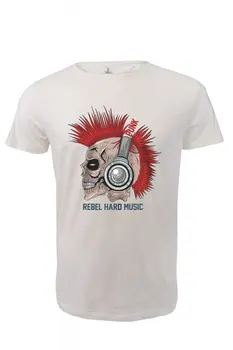 

Angemiel Wear Rebel Hard Music Punk Cotton White Men 'S T-Shirt