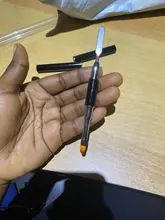 1 Pc doble lado arte de uñas cepillo UV Gel pluma dibujo cepillado Tip de uñas de acrílico constructor de uñas de arte herramienta