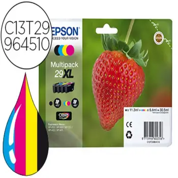 

Toner epson 29xl home xp 235/332/335/432/435 pack multicolour black magenta cyan yellow 79649-C13T29964510