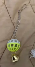 Parrot-Toys Pet-Supplies Hanging-Swing Parakeet Bell-Ball Chew Cockati Climb Cute Bite