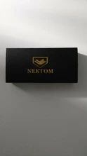 NEKTOM-reloj de cuarzo para hombre, cronógrafo de pulsera, resistente al agua, con correa de acero, militar, deportivo
