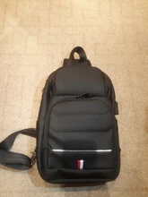 Bolso cruzado para hombre, bandolera a la moda, bolsa de mensajero con carga USB, mochila con una sola Correa Oxford, 2020