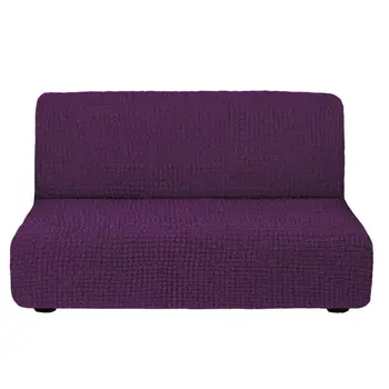 

Cover for triple sofa, without armrests, without skirts, purple