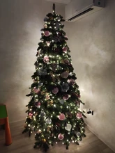 String-Lights Fairy-Garland Party-Decoration Christmas-Tree Green-Wire Holiday Outdoor Led