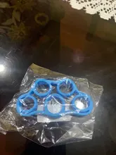 Empuñaduras de mano de silicona para ejercitador de fuerza, entrenador, fortalecedor, banda de resistencia de agarre, pinza de 3 niveles, camilla de mano de fuerza