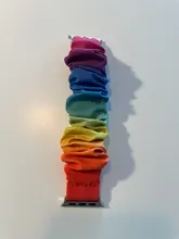 Scrunchie elástico correas de reloj de la venda de reloj para Apple Watch SERIE DE gomillas 6 5 4 3 38mm 40mm 42mm 44mm iwatch Correa pulsera de 6 5 4