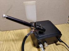 Bomba de compresor de aerógrafo portátil, pistola de pulverización de pintura, Mini compresor de aerógrafo para pastel, modelo de pintura artística, pistola de aerógrafo de aire