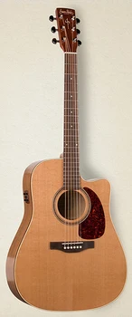 

033768 cwgt Cedar QIT electro acoustic guitar, with case, Simon & Patrick