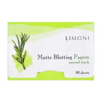 

Matting facial wipes Limoni matte blotting papers