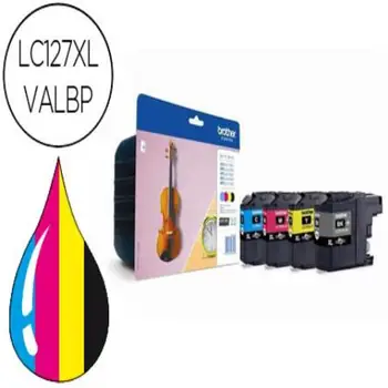 

Ink-jet brother dcp-j4110dw/4510dw/4710dw pack 4 colors high capacity-mfc-j4410dw pag 72825-LC127XLVALBP