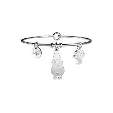

KIDULT-316L STAINLESS STEEL AND CRYSTAL PENDANT GNOMO AND FUNGHETTO-COD 731070 NATURE