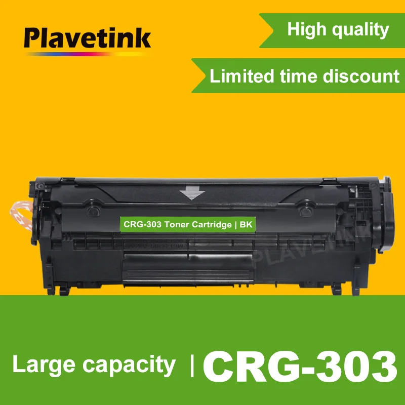Plavetink 1 шт. CRG 303 Черный тонер-картриджи совместимый для Canon CRG-303 LBP-2900 LBP2900 LBP-3000
