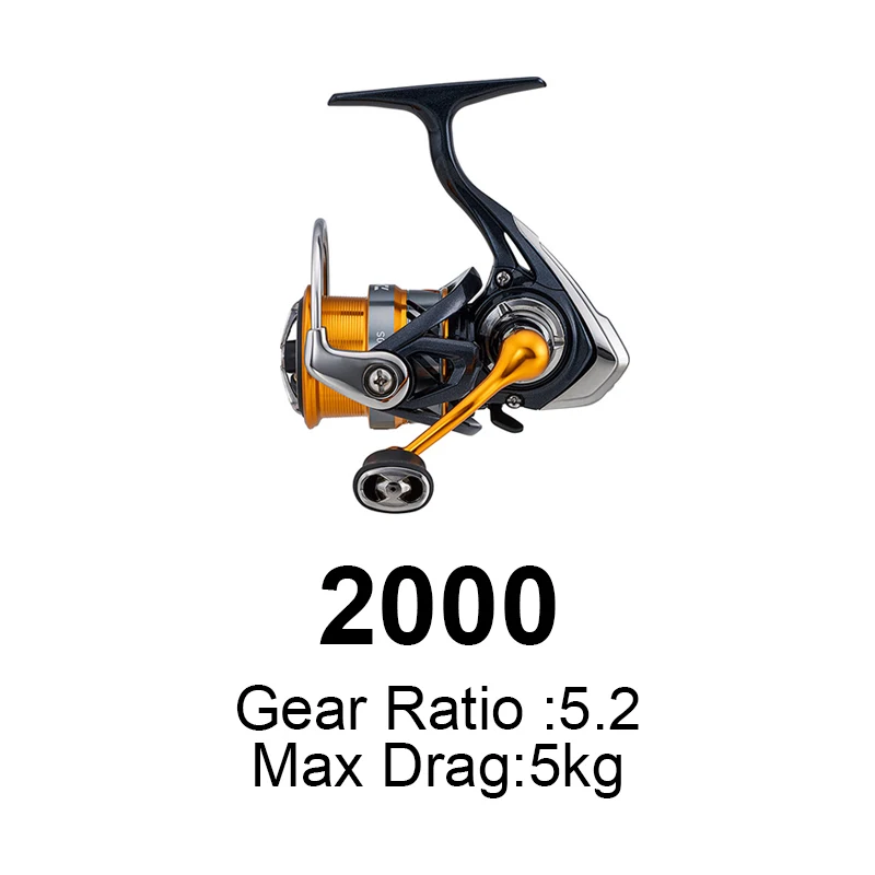 Daiwa Revros Lt Spinning Fishing Reels 1000-6000 Gear  Ratio5.1:1/5.2:1/5.3:1 4+1bb Max Drag 5~12kg Fishing Wheels Coils Original  - Fishing Reels - AliExpress