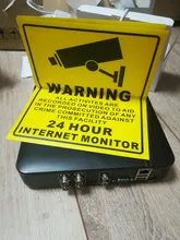 Sistema CCTV de 4 canales 5 en 1, kit de videovigilancia con cámaras AHD, de seguridad exterior, alarma por correo electrónico, 720P/1080P