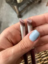 2 unids/set arte de uñas cepillo UV Gel de dibujo y pintura manicura pluma herramientas DIY accesorio pigmento de pluma de pintura uña