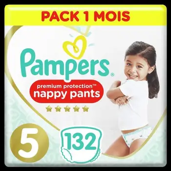 

Pants Pampers Active Fit Size 5, 132 diapers-Pack of 1 month