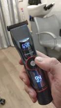 Cortadora de pelo de 3500mah para hombres, máquina de corte profesional de acero inoxidable, recargable, lavable, inalámbrica, 10H