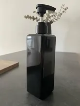 Bottle Shampoo Lotion Empty-Container Shower-Gel-Holder Liquid-Soap Black 500ml 1pc