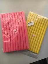 10 PcsHair rizador mágica de aire rodillo de pelo palillos rizadores de giro de espuma Flexible barras pelo estilismo DIY herramienta Flexible de Curling barras