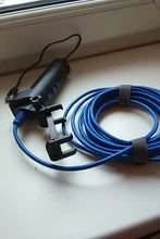 Cámara de doble lente F280 endoscopio de inspección WIFI HD1080P 8MM Cable rígido Sanke Tube 9LED boroscopio impermeable para Android Iphone