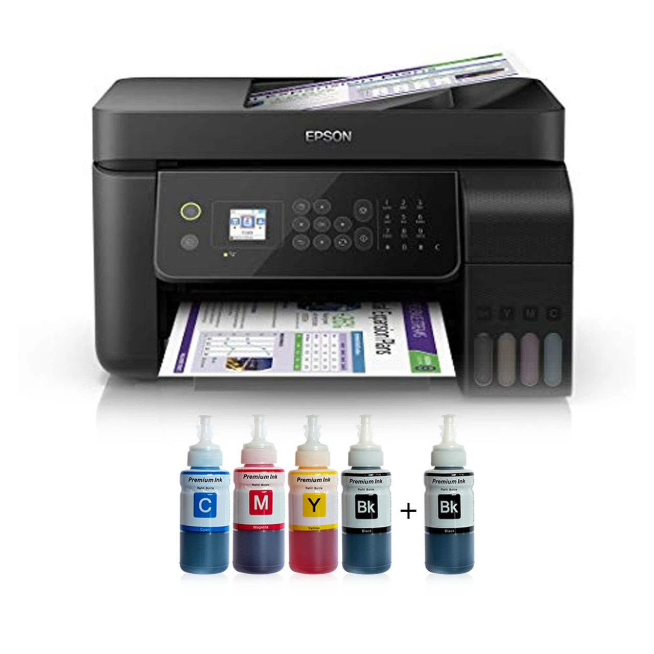 Print end r. МФУ Epson l5190. Чернила для Epson l5190. Epson l5190 картридж. Epson 5190 Ink.