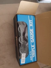 Kit de tres relojes medidores para auto, accesorio indicador de temperatura de aceite, temperatura de agua y presión de aceite, 52 mm, sensor 3 en 1