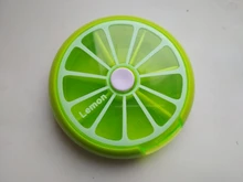 Pastillero giratorio semanal, caja divisora de almacenamiento para tableta, organizador de medicina, pastillero de 7 días para viaje