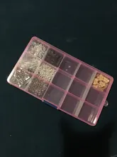 Cajas de almacenamiento de plástico con ranuras ajustables, caja organizadora transparente para herramientas, accesorios de joyería, 6/815 Uds.