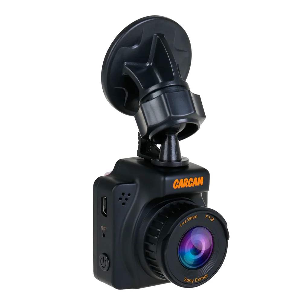 CARCAM R2 компактный DVR Full HD автомобильный видеорегистратор с Wi-Fi и GPS