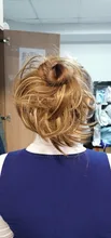 Straight-Chignon Hairpieces Hair-Bun Extensions Scrunchie Short Elastic-Band Messy XIYUE