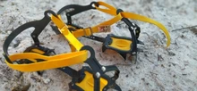 Shoe Crampons Grippers Climbing-Gear Mountaineering Snow Traction-Device Anti-Skid 12-Teeth