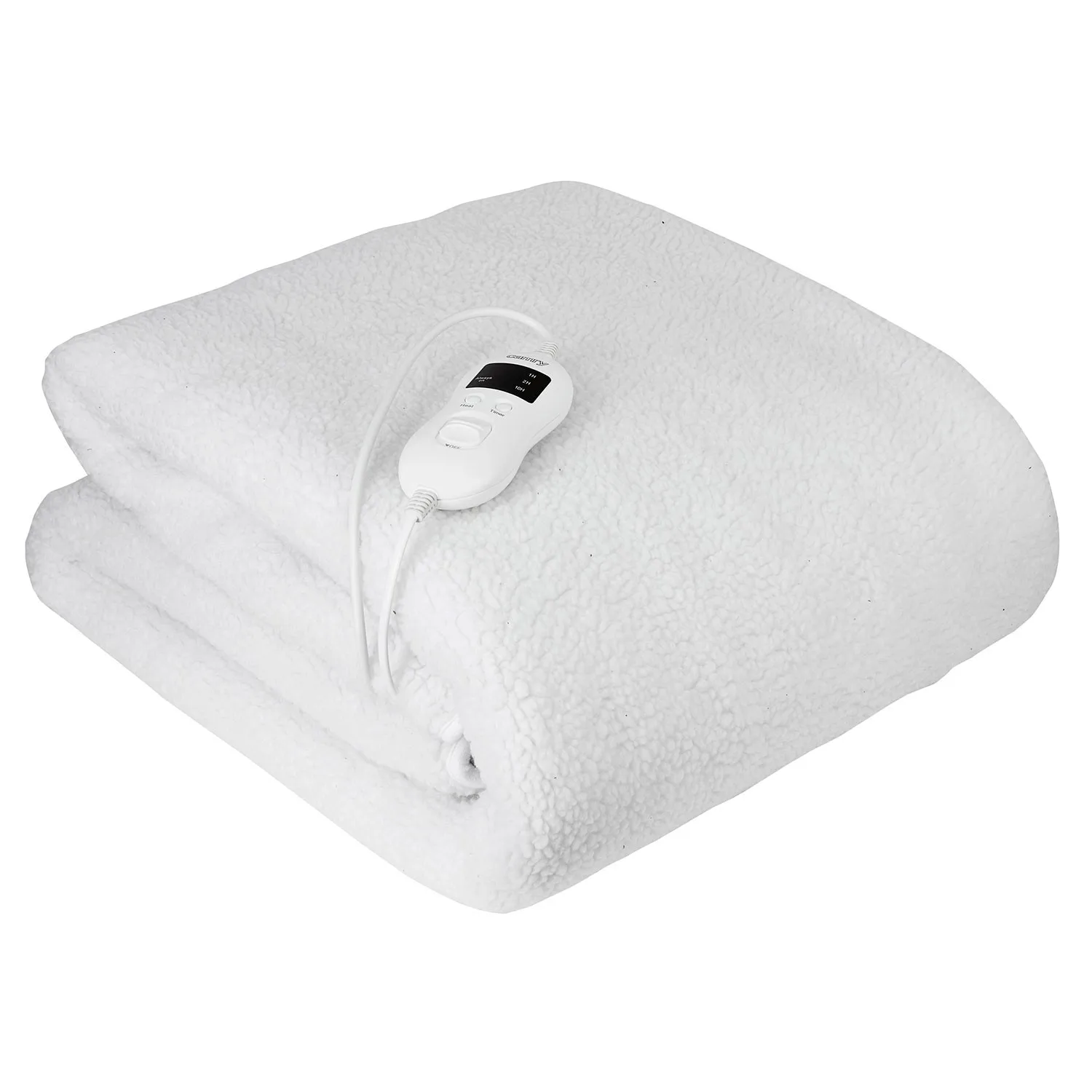  Camry CR 7422 Electric Heated Bed 160x100 cm 8 Levels Temperature Timer Washable polar Fleece White