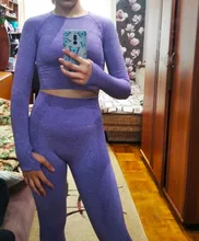 Ropa de gimnasio sin costuras parra Fitness, Leggings de cintura alta, trajes deportivos, ropa deportiva