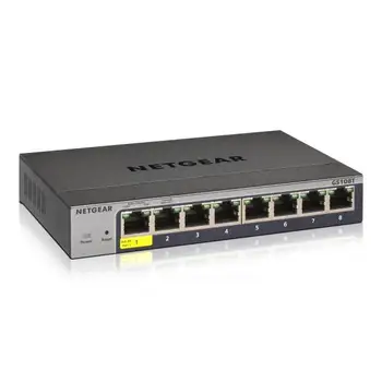 

Netgear GS108Tv3 Smart Managed Pro Switch 8-Port Metallgehäuse mit Insight Cloud Aktivierung