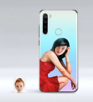 

Personalized Women 'S Abstract Watercolor Design Xiaomi Redmi Note 8 Thin Transparent Silicone Phone Kapağı-2