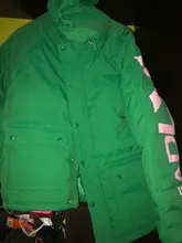 Winter Women Jackets Coat Parkas Padded-Down Print Female Cotton Hooded Warm HOT Letter