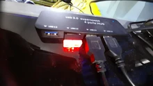 7 colores minilámpara USB Luz de modelado LED luz ambiente de coche de luz Interior, Interior del coche luz decorativa coche productos