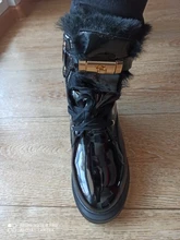 Ankle-Boots Sneakers Warm-Shoes High-Top Women Winter Short Black/sliver LEOSOXS No 