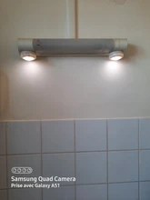 Cabinet Light Wireless Dimmable Touch Sensor Dual Color LED Night Lamps Battery Power